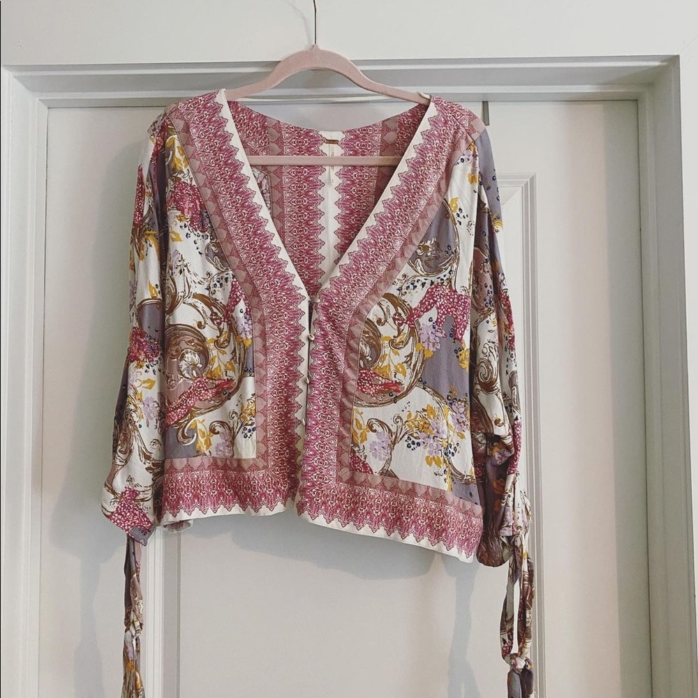 Free People Kimono Style Top